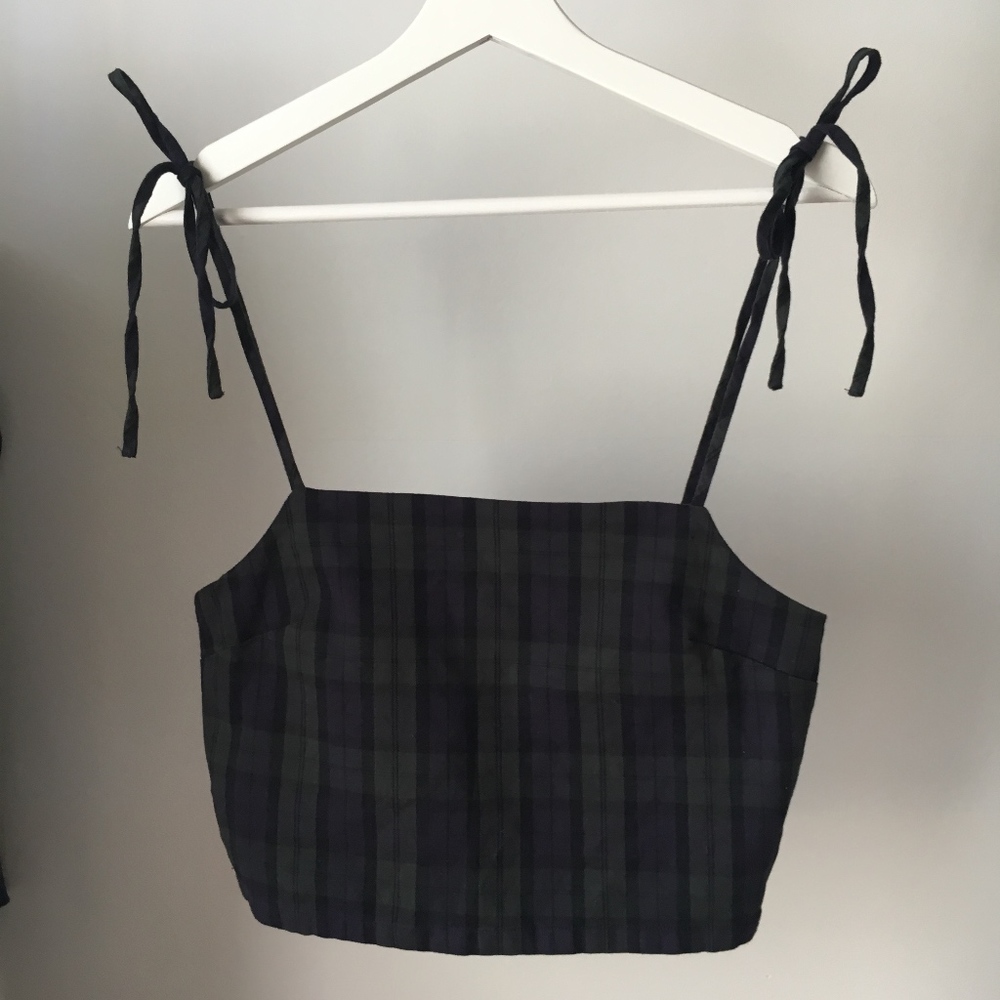 NWOT BM Sample Item Checkered Dena Tank