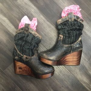 Bed Stu wedge boots