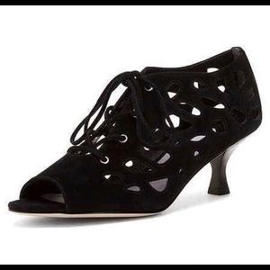 Johnston and Murphy suede heels