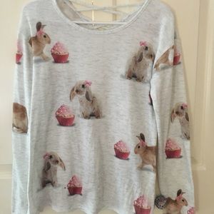 Cute Rabbit Long Sleeve Shirt by Justice