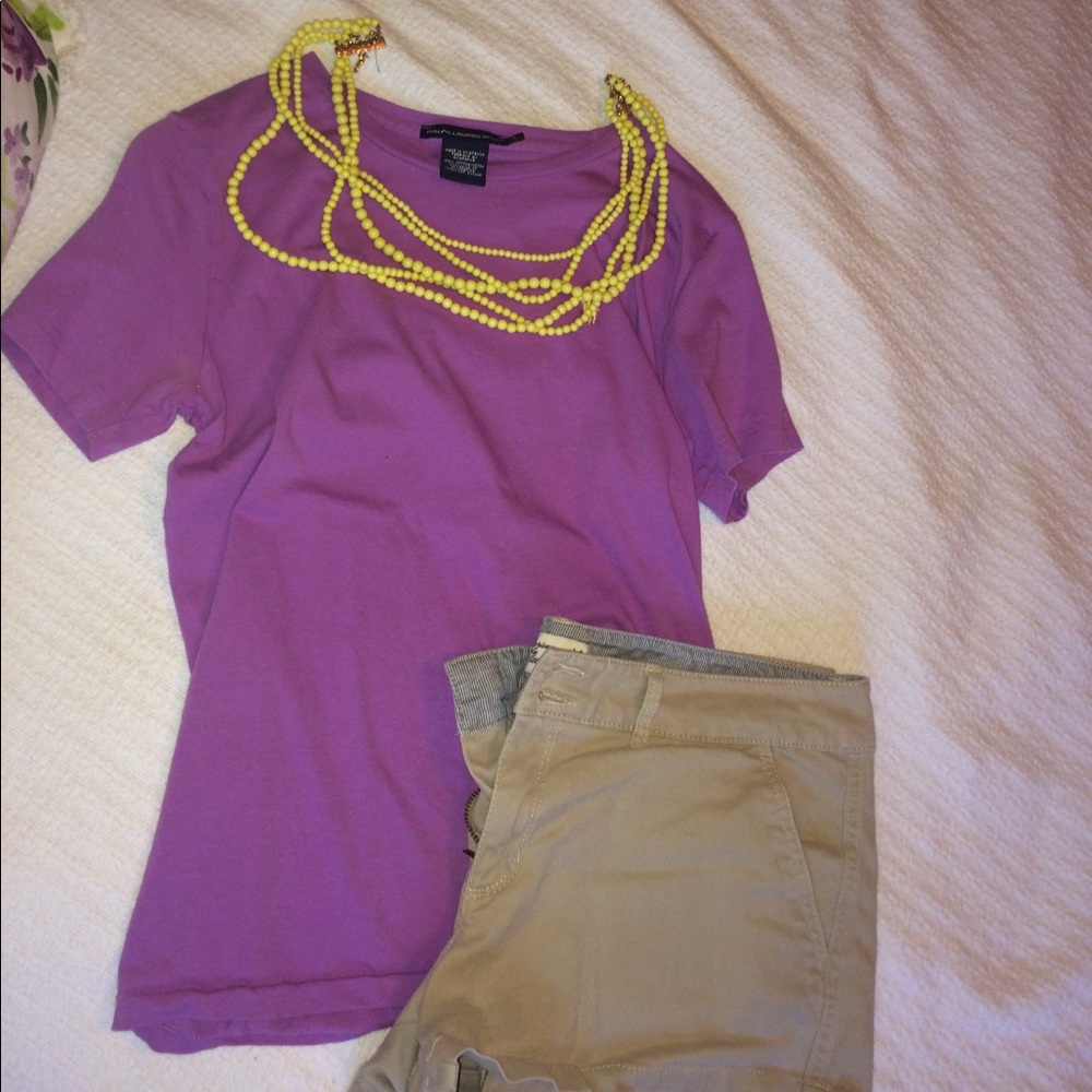 Ralph Lauren purple shirt