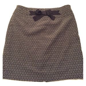 Ann Taylor work skirt with cute front bow