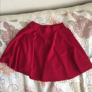Red skirt!