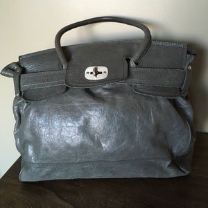 LIEBESKIND Berlin large distressed satchel.