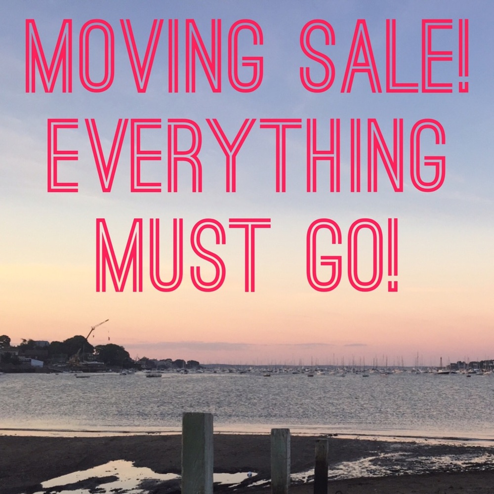 Moving sale 🎉