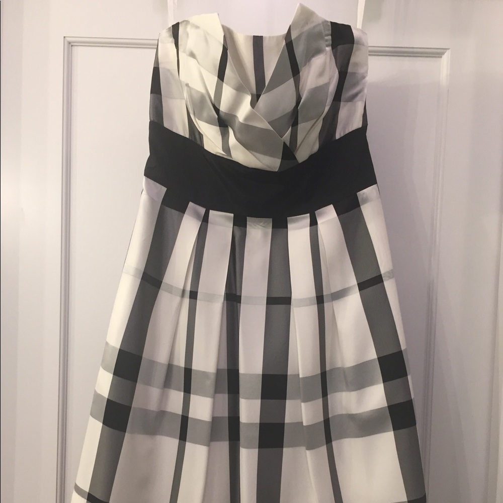 White House Black Market checkered dress