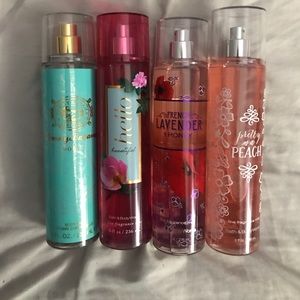Bath and Bodyworks fragrance mist lot