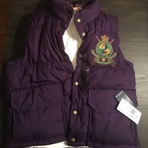 Girls Ralph Lauren down vest.
