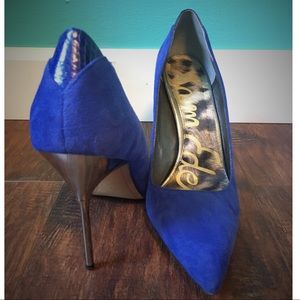 Sam Edelman Cobalt Blue heels 8.5