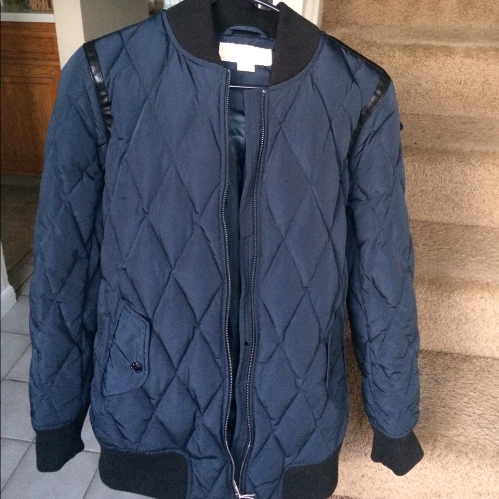 MICHAEL Michael Kors Quilted Down Bomber Jacket