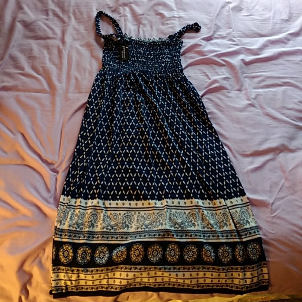 Blue summer dress