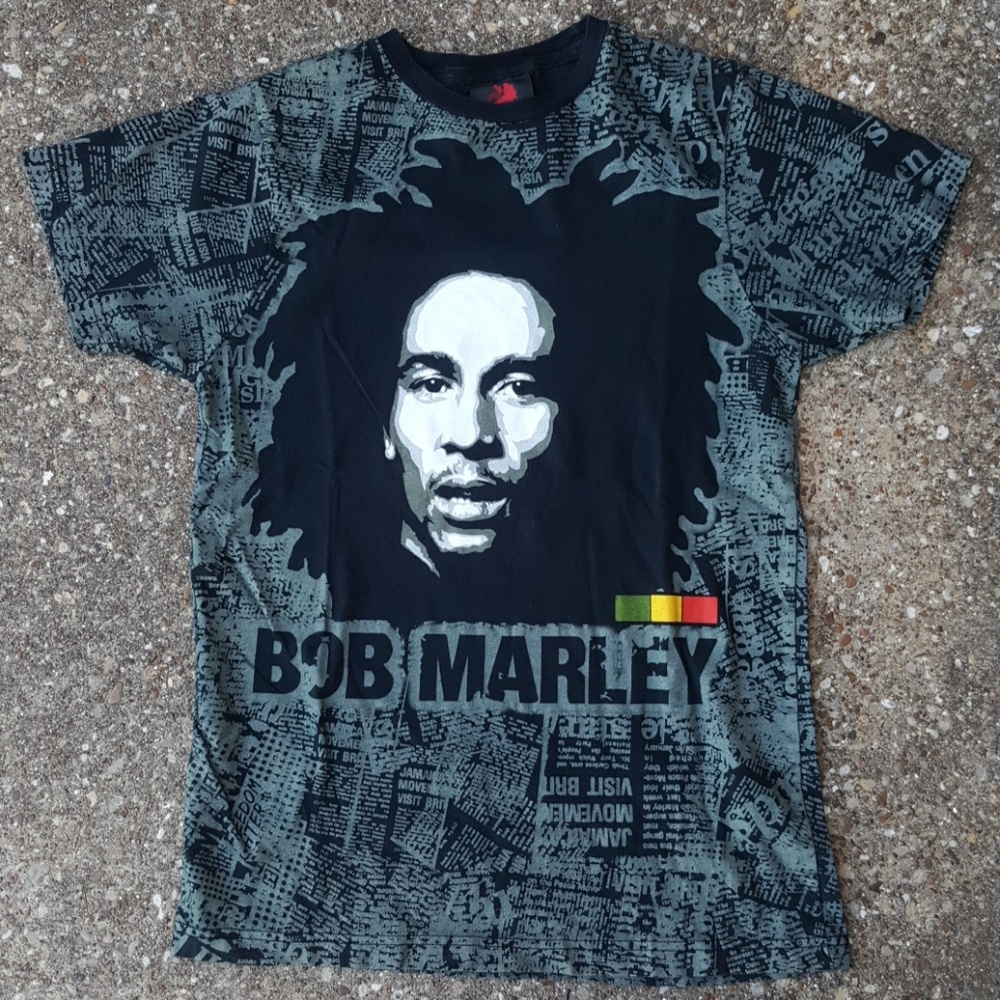 Zion Rootswear Bob Marley Reggae Jamaica Shirt S