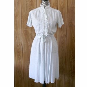 VINTAGE 60s/70s Mod Style Shirt Dress