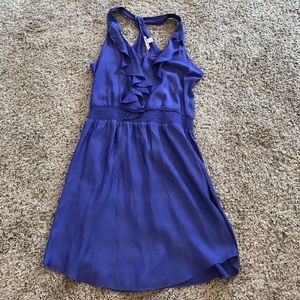 Extra small purple American Eagle silk dress