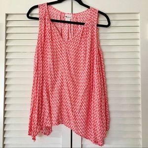 Stylus Coral Flowy Tank- WORN ONCE