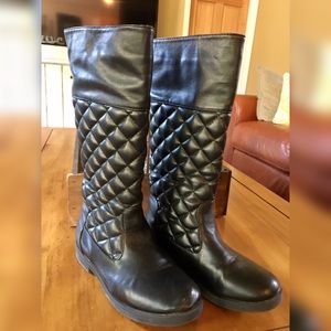 Girls Black Dress boots