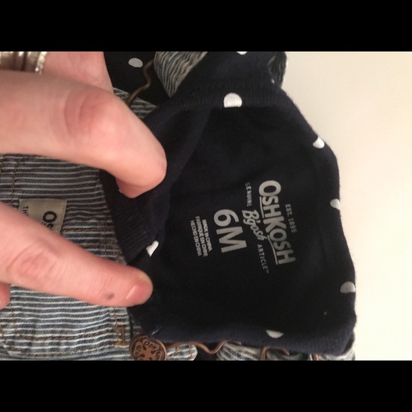 NWOT Oshkosh b'gosh overall dress 🌷 - Picture 3 of 3