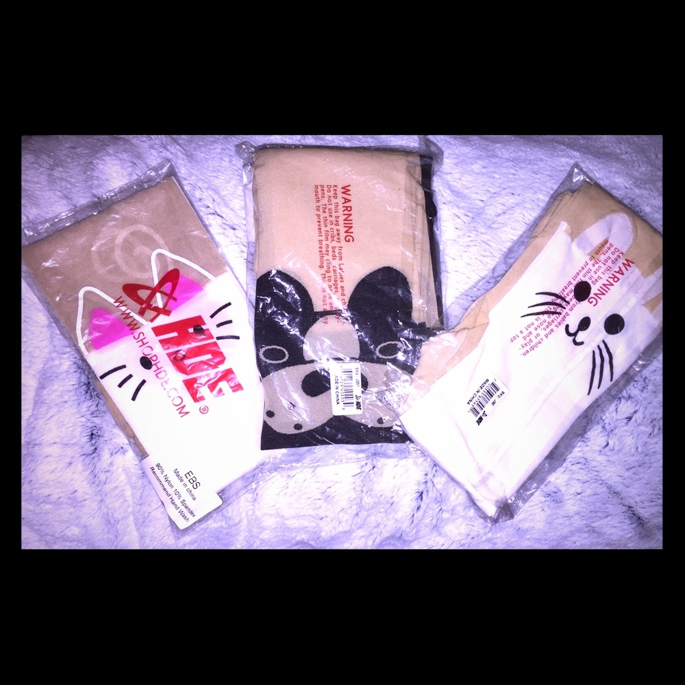 HDE women's cute animal stockings.