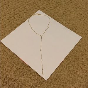 Kendra Scott Yvonne Y Necklace in Gold