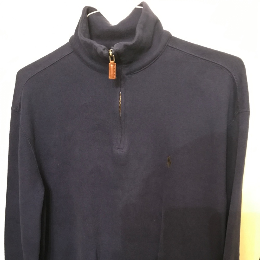 M Lg Polo 100% cotton sweater excellent condition!