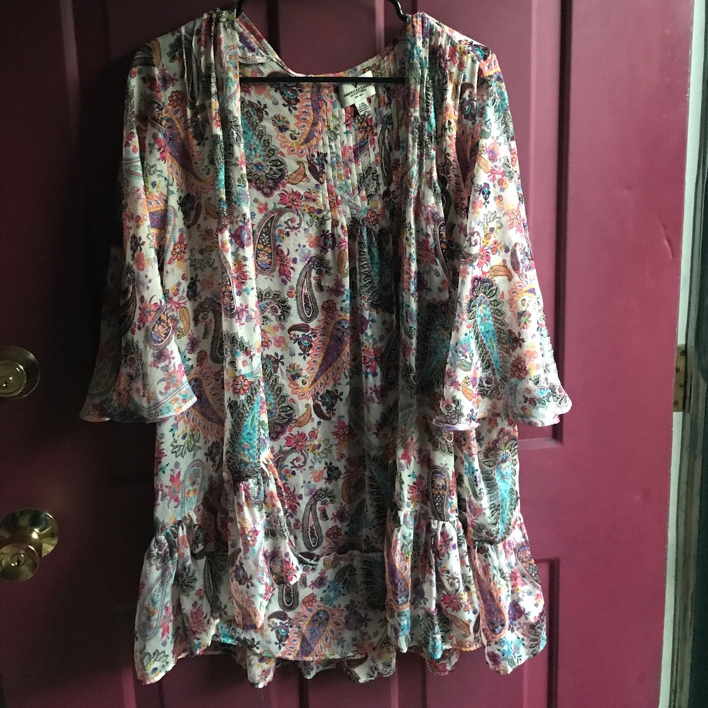 American Eagle Multi Color Kimono