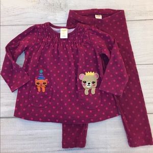 Girls 2T/3T Gymboree Polka Dot Outfit