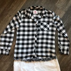 Justice girls flannel