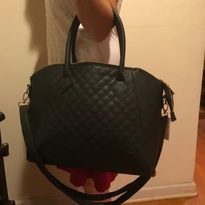 Gorgeous quilted satchel/handbag.