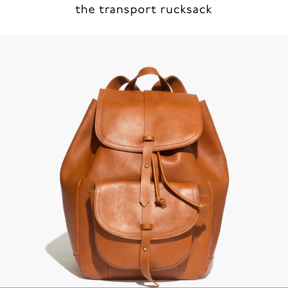 Madewell Rucksack English Saddle (like new)