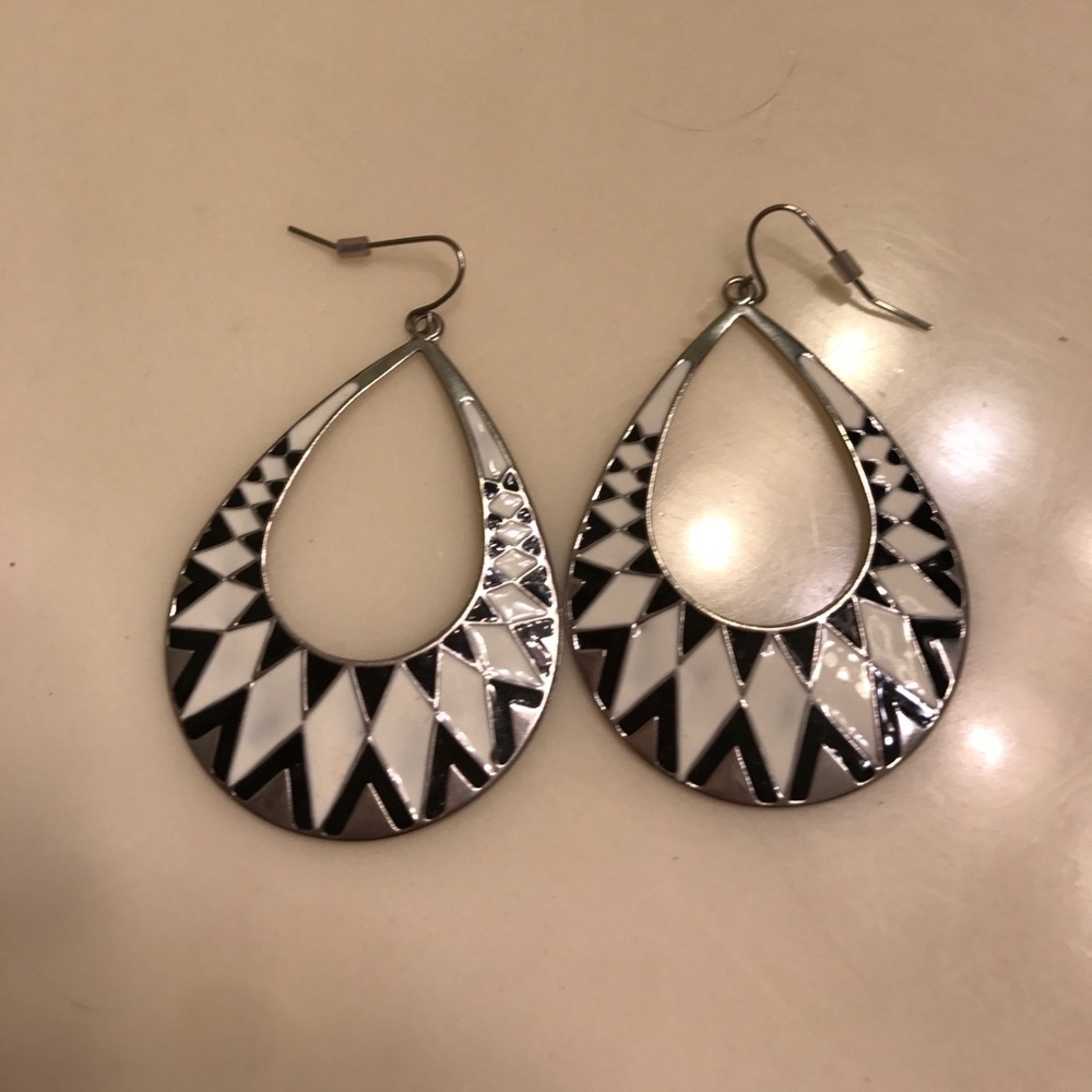 Dramatic dangle earrings