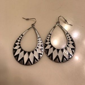 Dramatic dangle earrings