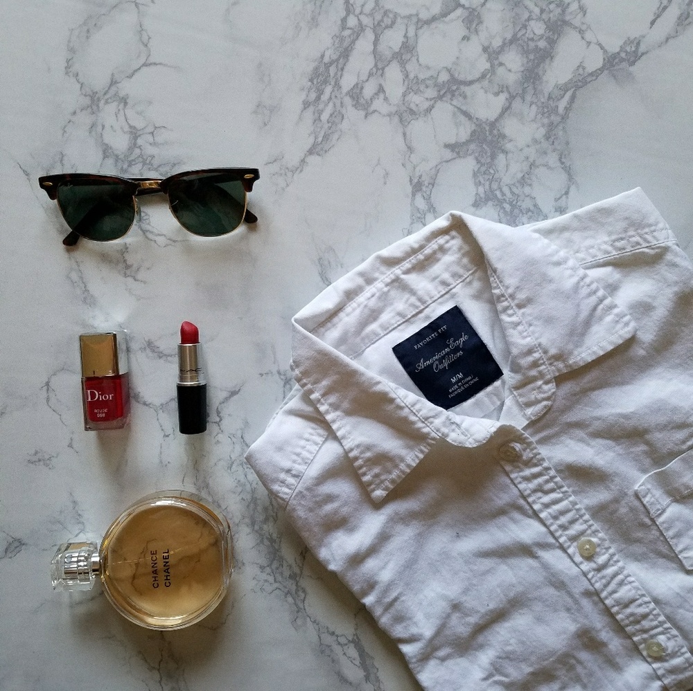 American Eagle  Boyfriend Shirt