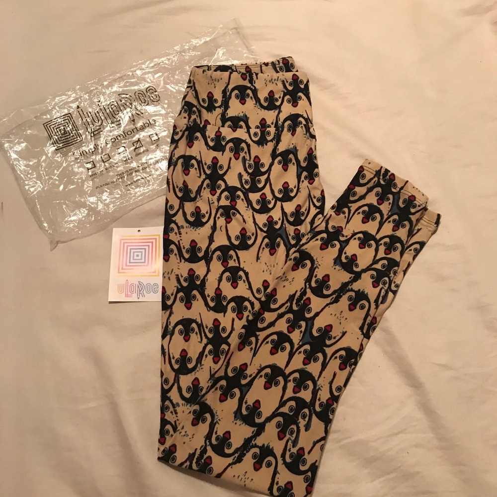 LuLaRoe Penguin Patterned Leggings