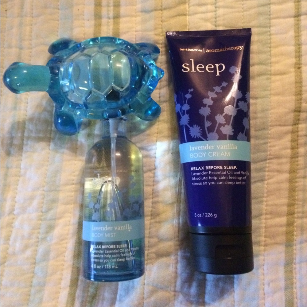 Bath and body works sleep set