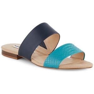 Karl Lagerfeld Alkalai Slides turquoise SZ 7
