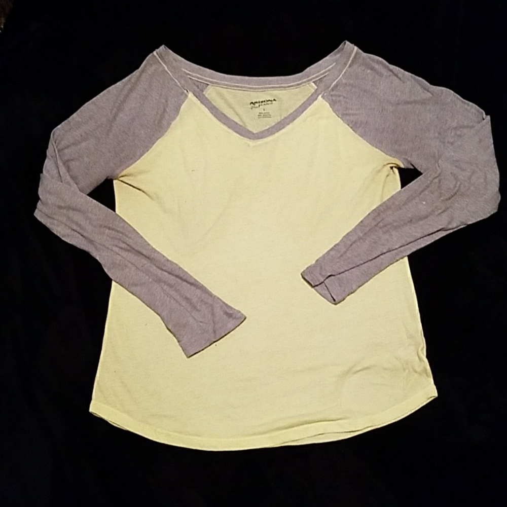 *SOLD*Yellow and grey long sleeve