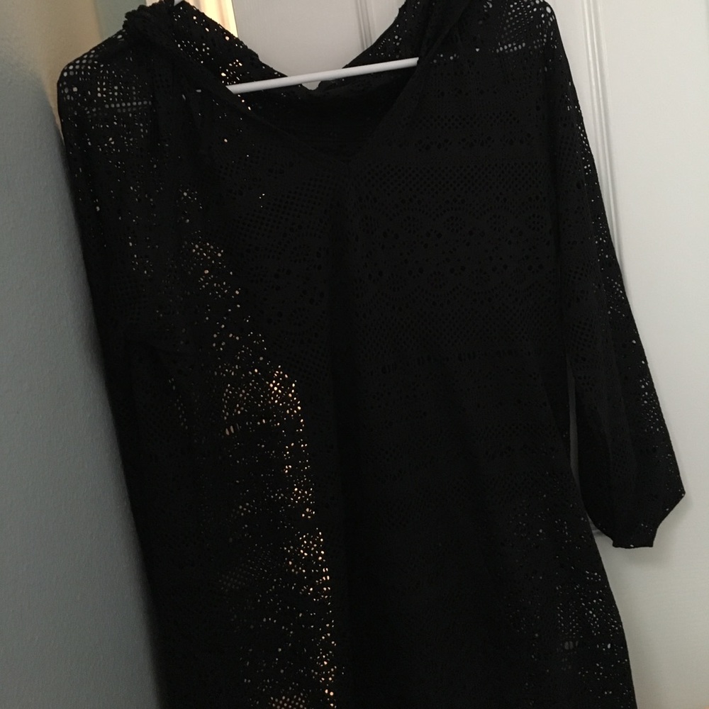 Hooded Prana Swim Coverup