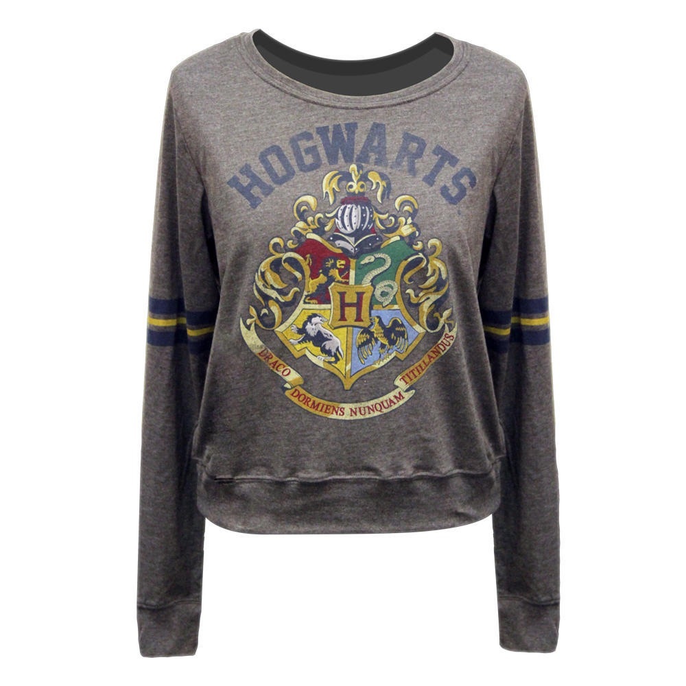 Charcoal Delia's Hogwarts sweatshirt