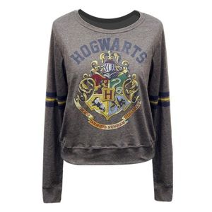 Charcoal Delia's Hogwarts sweatshirt