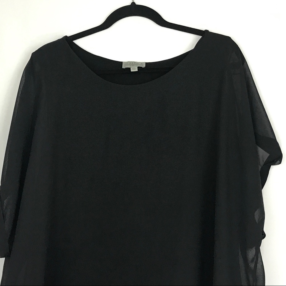 Black sheer blouse