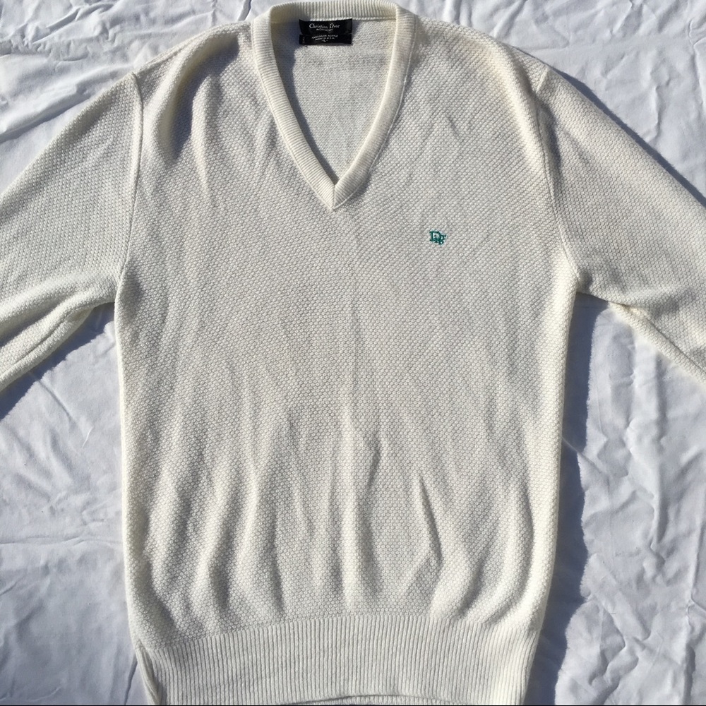 Vintage 1980s Christian Dior Monsieur Knit Sweater