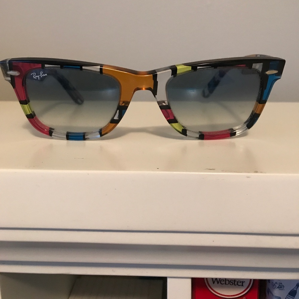 Color block Ray Ban wayfarers
