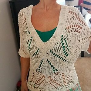 🤎Cream Knit Sweater