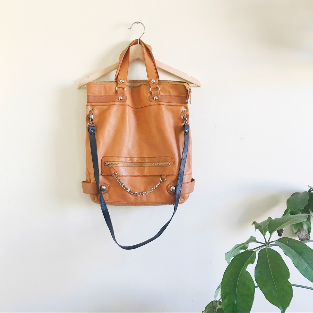 Sondra Roberts Leather Tote