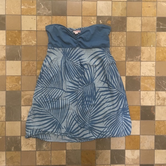 tally weijl Dresses & Skirts - Strapless blue dress tally weijl Dresses & Skirts - Strapless blue dress