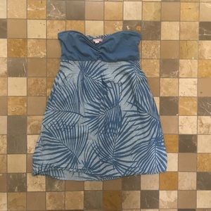 tally weijl Dresses - Strapless blue dress tally weijl Dresses - Strapless blue dress