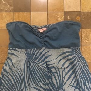 tally weijl Dresses - Strapless blue dress tally weijl Dresses - Strapless blue dress