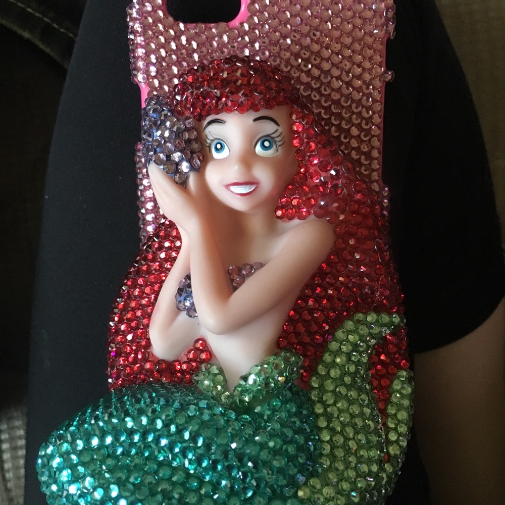 Little mermaid blinged out iPhone 6s case