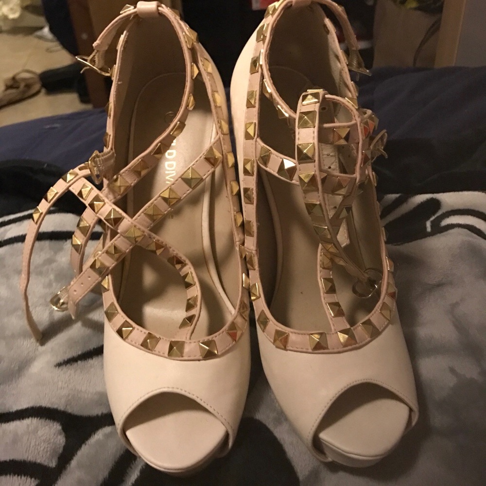 Studded heels