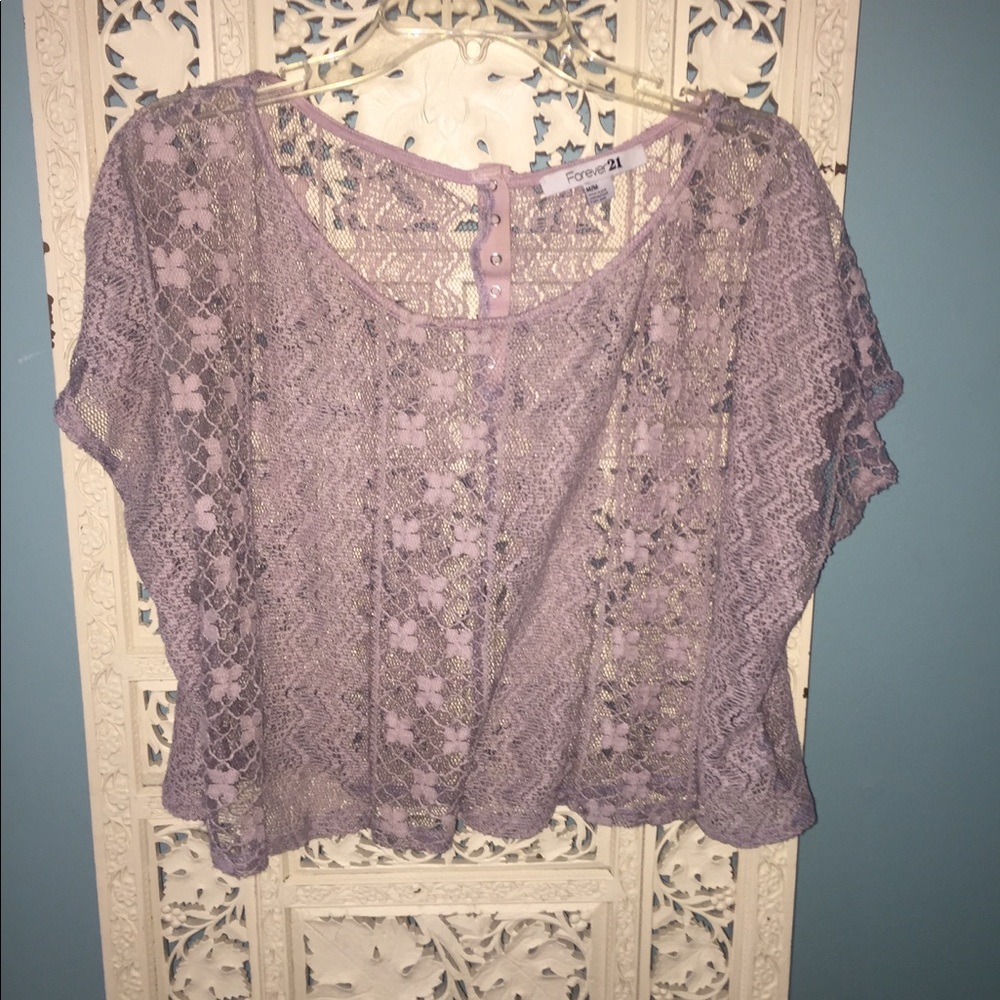 Light purple lace top